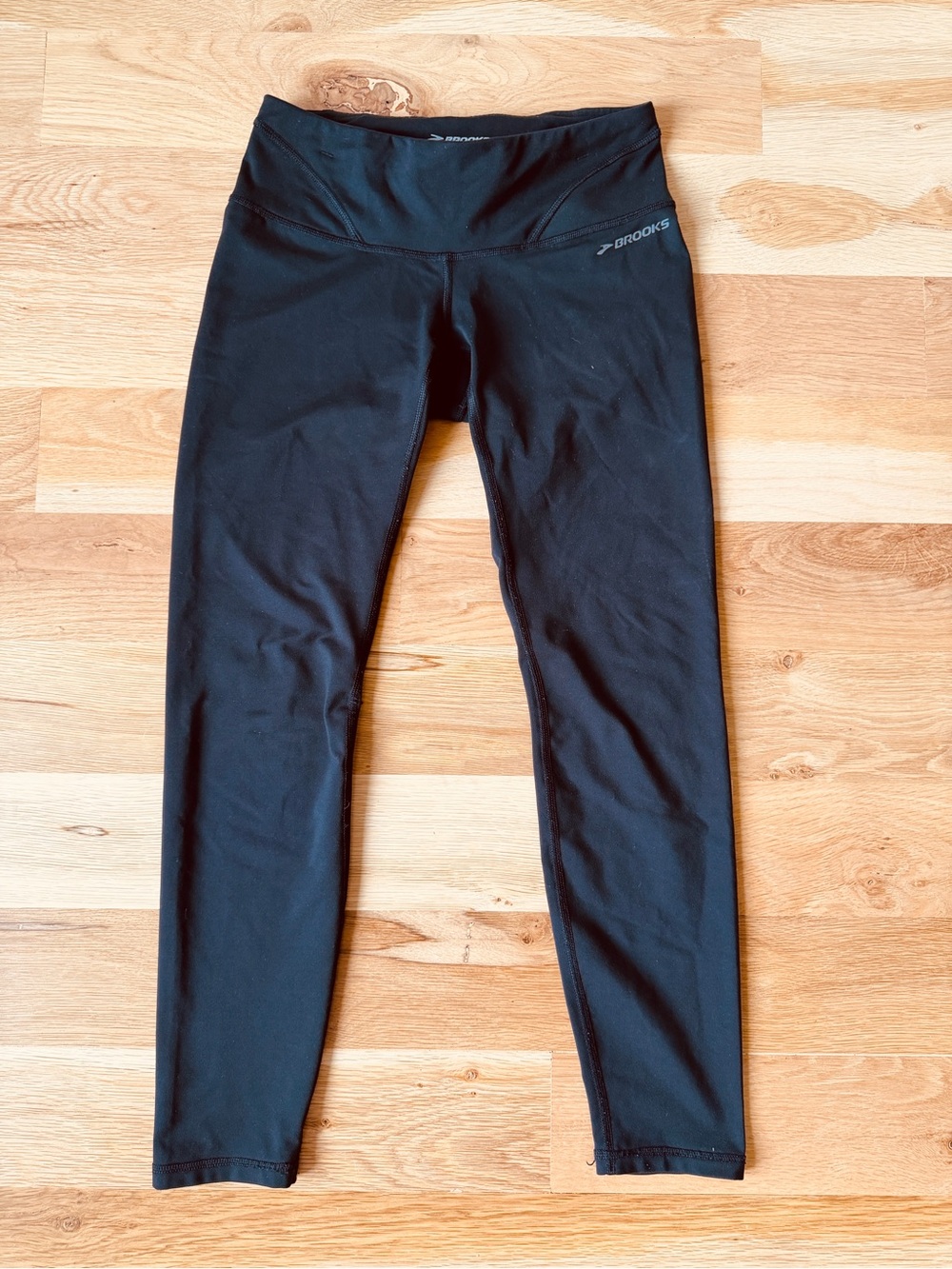 Brooks Black High-Waist Leggings - Small